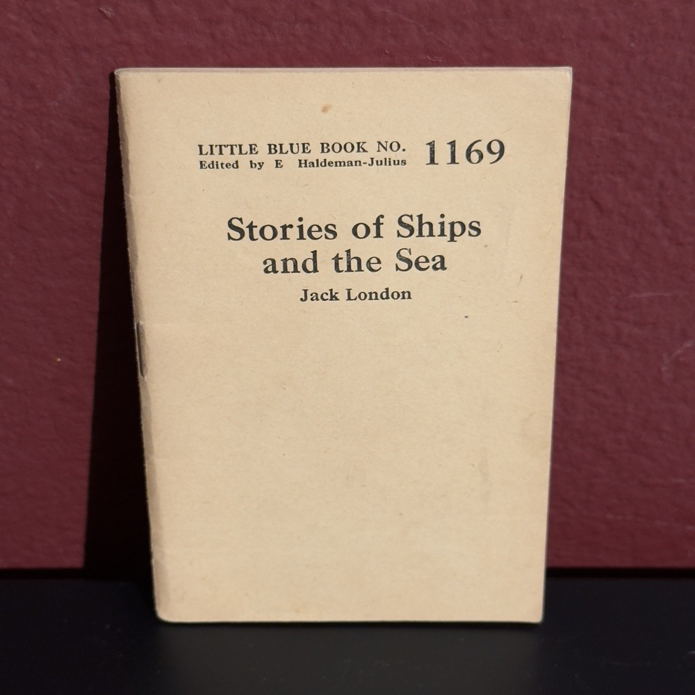 Stories of Ships and the Sea Jack London Little Blue Book 1169 Haldeman-Julius